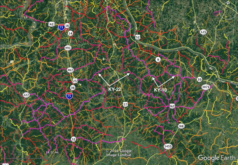 Example: Kentucky – Curvature